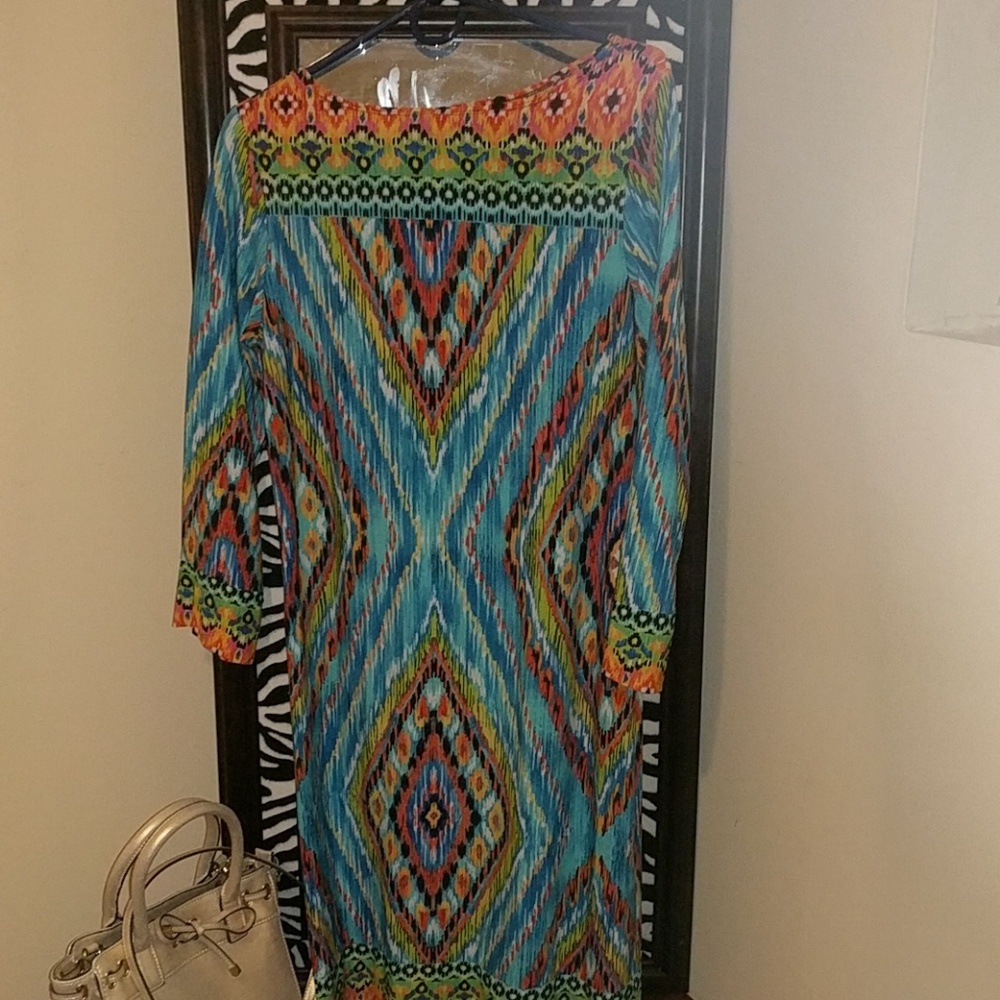 Multi colored summer dress